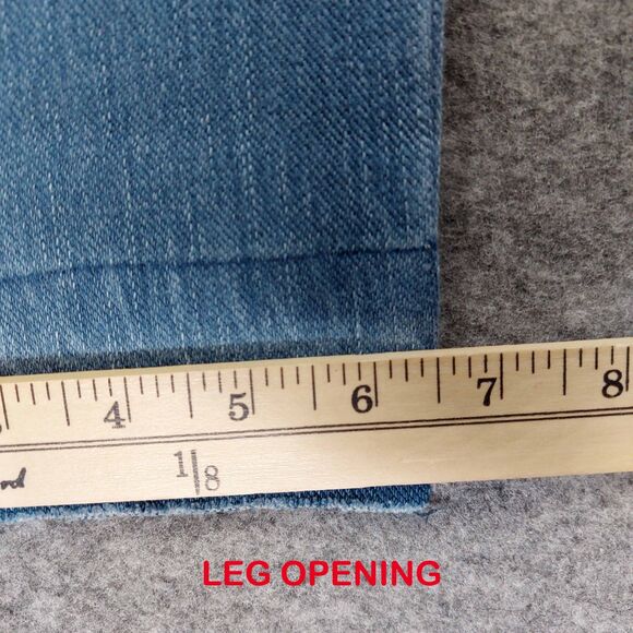 Isaac Mizrahi Pull On Jeggings 18W Tall Light Wash Stretch Denim Elastic Waist - Picture 6 of 11